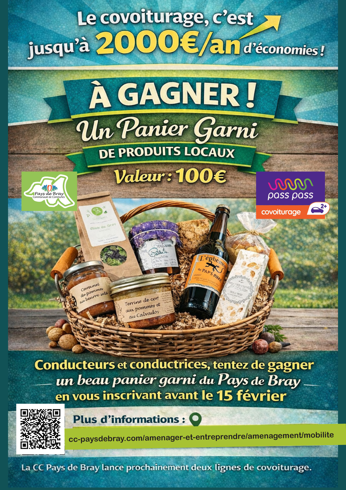 Affiche jeu concours 2026