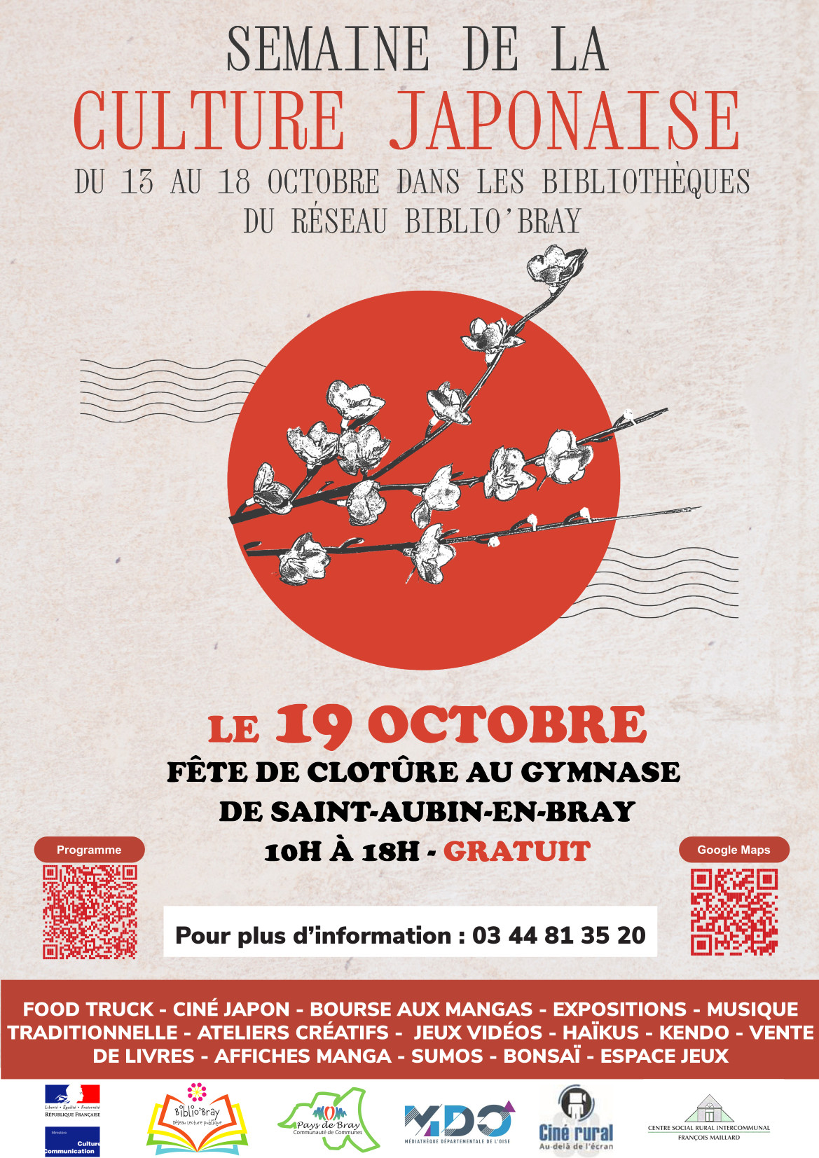 Affiche semaine japonaise 2025